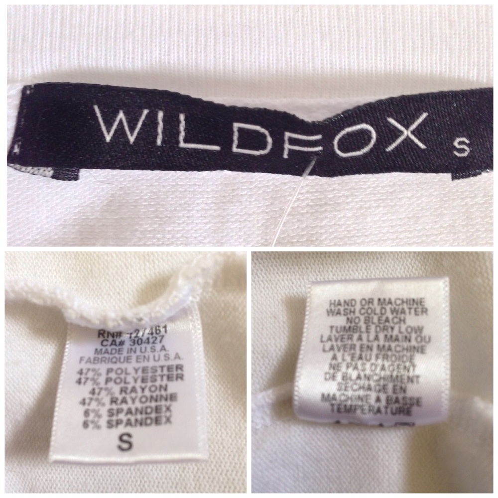 ‼️SOLD‼️ WILDFOX l Babe White Baggy Beach Jumper S - Picture 6 of 8